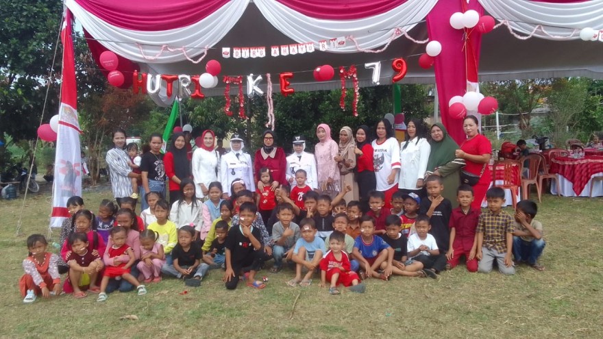 SEMANGAT KEMERDEKAAN KAMPUNG BEDAROU INDAH DAN SUNGAI LUAR,AJAK WARGA DUA KAMPUNG UNTUK MERAYAKAN HUT RI YG KE 79